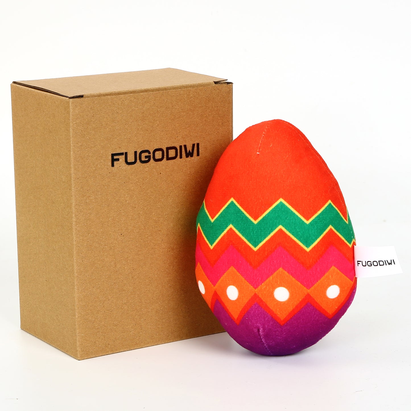 FUGODIWI Easter Toys for Dogs, Plush Dog Squeaky Toy