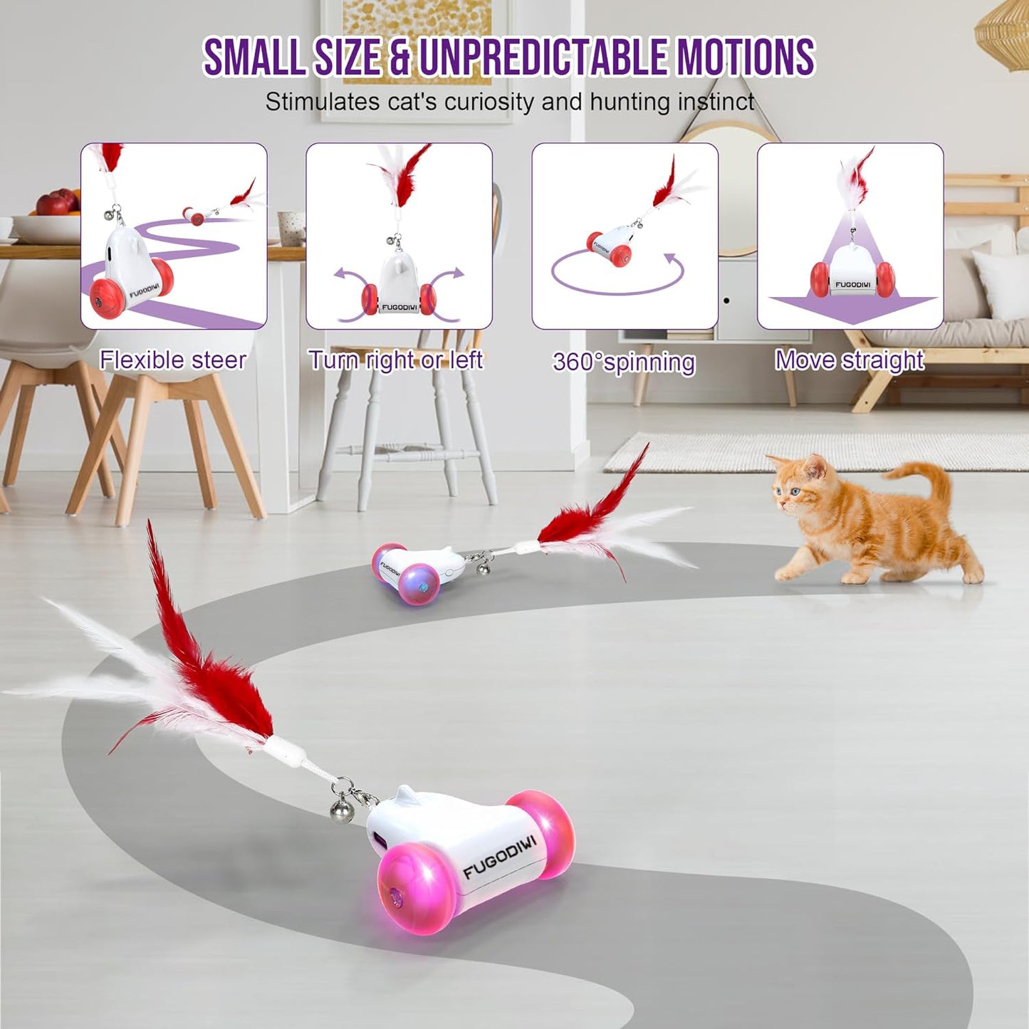 FUGODIWI Interactive Cat Toy - 02