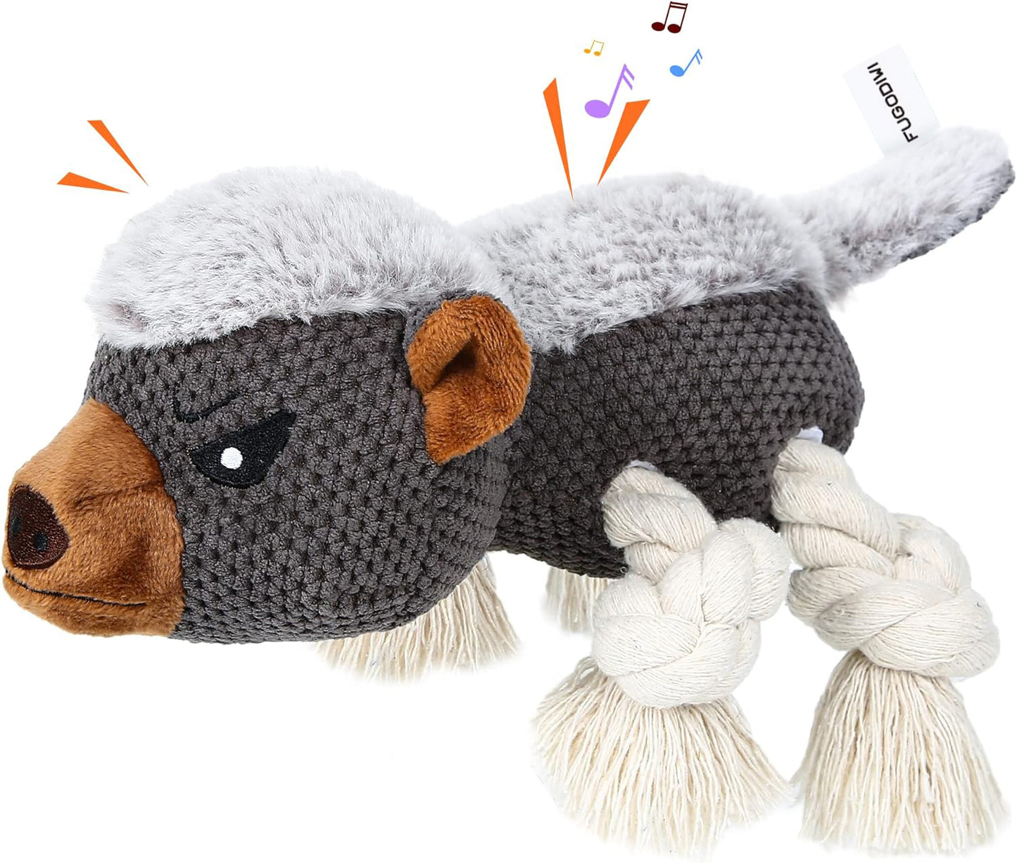 FUGODIWI Interactive Squeaky Dog Toys